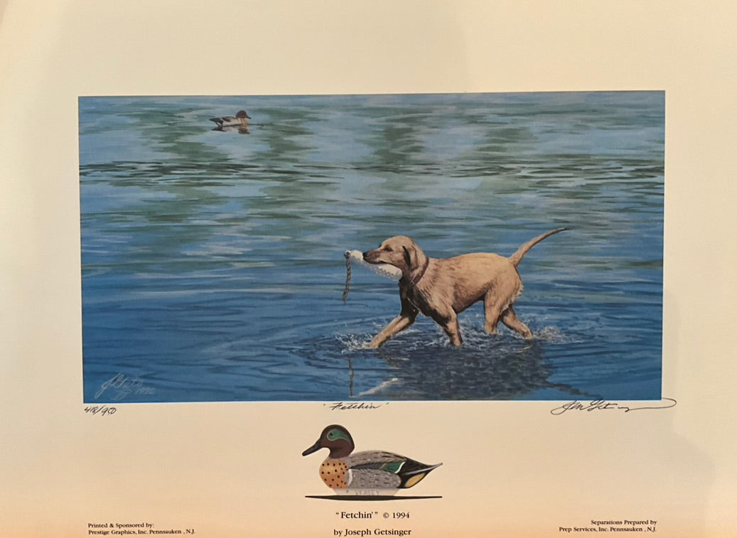 Joseph Getsinger "Fetchin'" Print