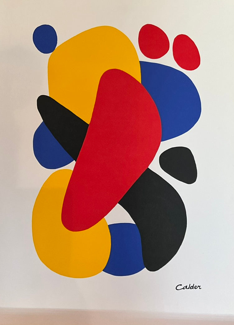 Alexander Calder "Boomerang Tel Aviv" Print SOLD AS IS