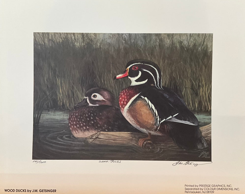 Joseph Getsinger "Wood Ducks" Print