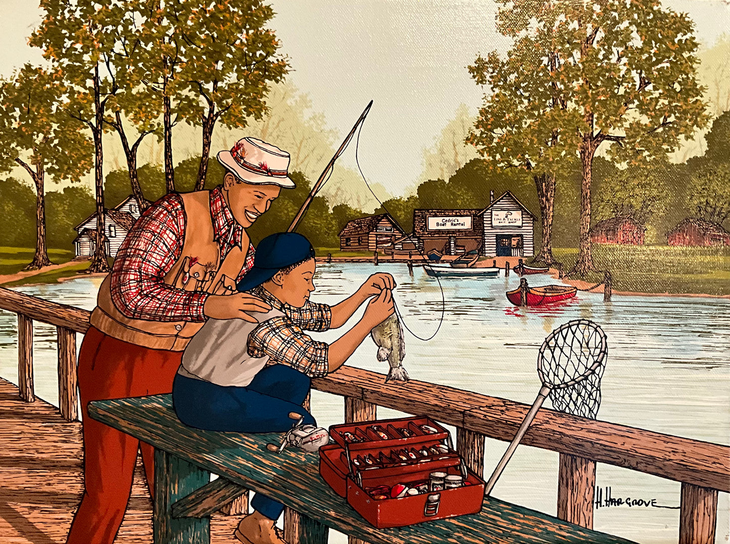 H. Hargrove "A Nice Catch"