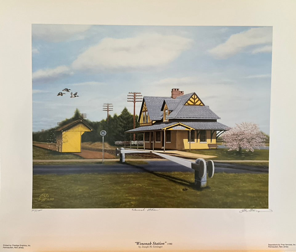 Joseph Getsinger "Wenonah Station" Print