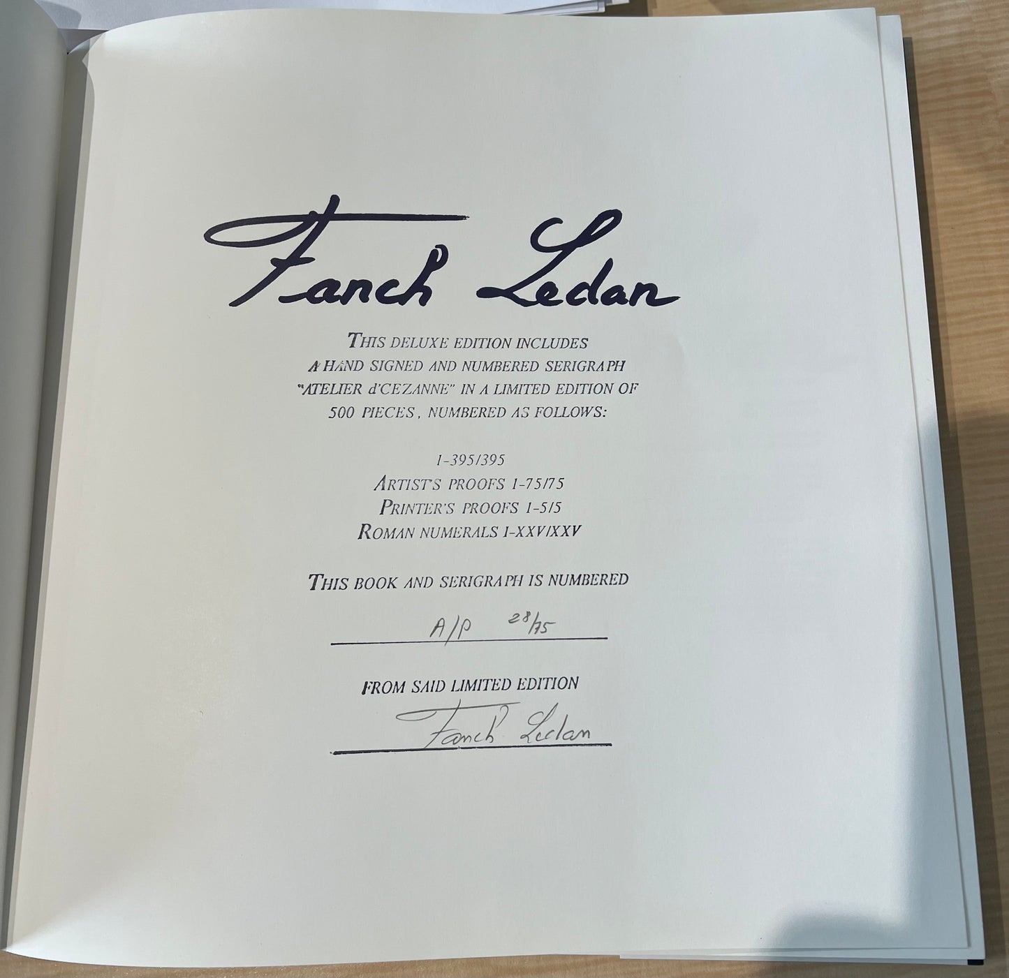 The Collected Works of Fanch Ledan - Peter Alson - #28/75 - Signed - 1990