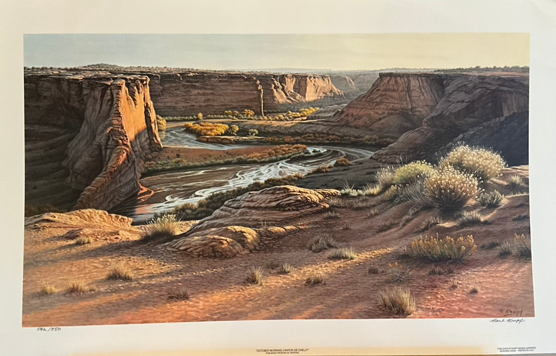 Paul Krapf "October Morning, Canyon de Chelly" Print