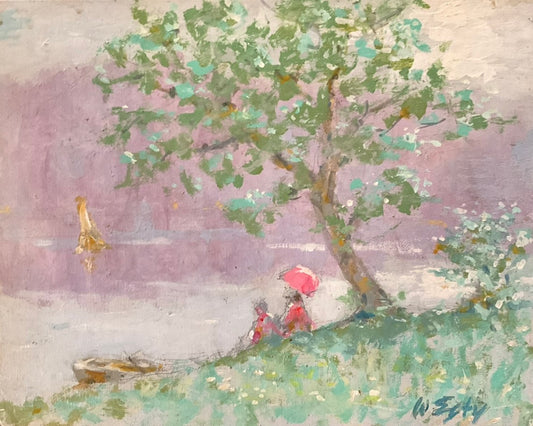 "Relaxing by the Lake"