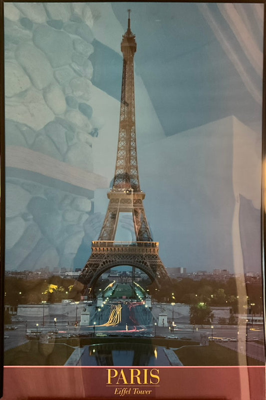 "Paris-Eiffel Tower" Poster