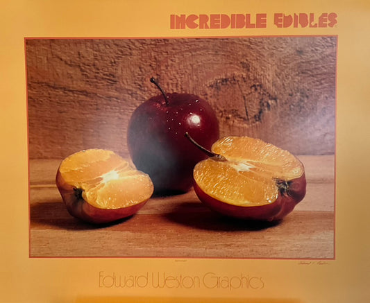 Incredible Edibles-Edward Weston Graphics "Appleoranges"