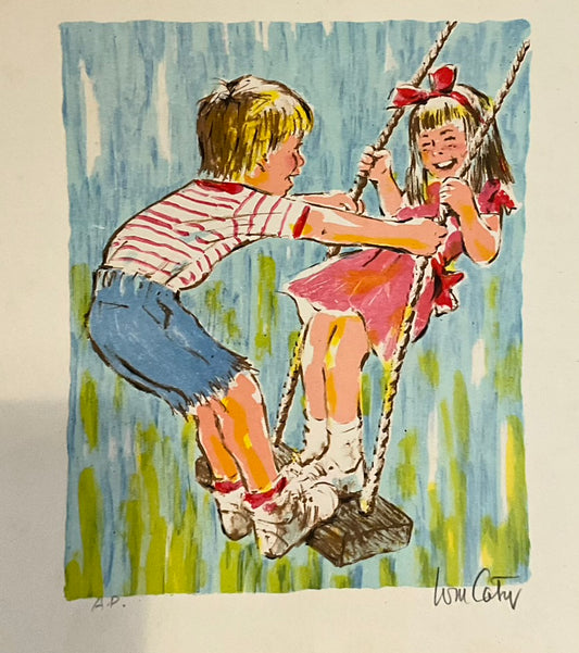 William Coty "Two on a Swing"