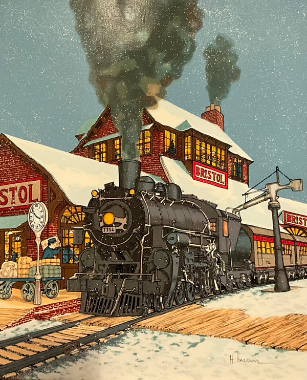 H. Hargrove "Bristol Train Station" – Collectors Art and Photography