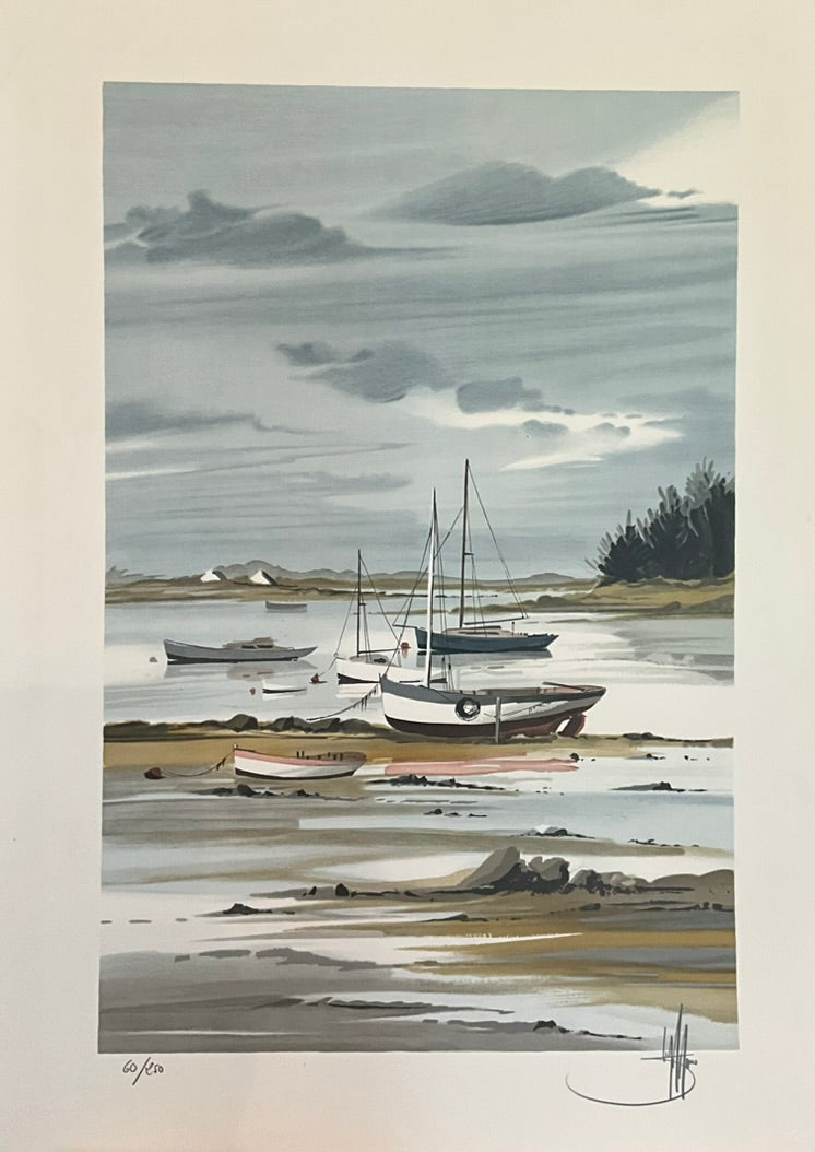 Stéphane Lauro "Low Tide at Douarnenez"