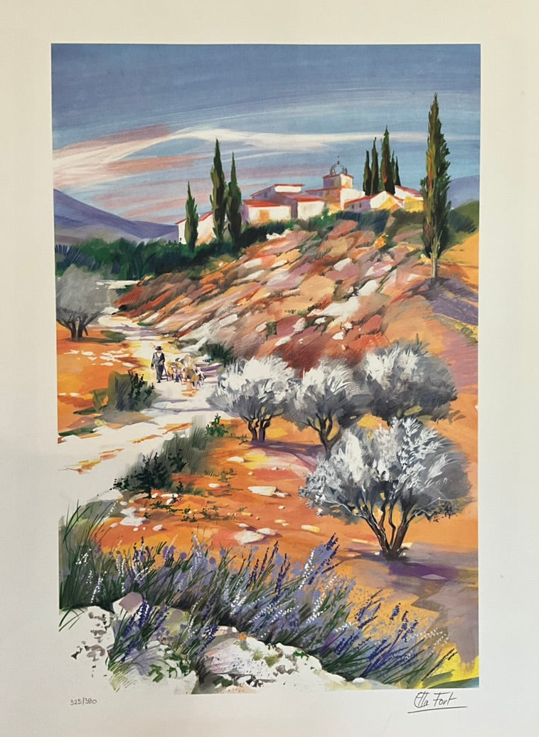 Ella Fort "Spring Road in Provence Valley"