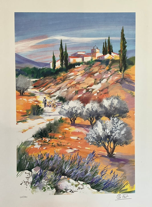Ella Fort "Spring Road in Provence Valley"