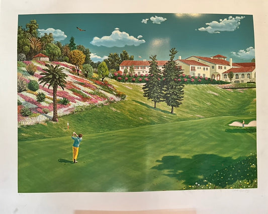 Charles Lynn Bragg "Riviera-Approaching the 18th"