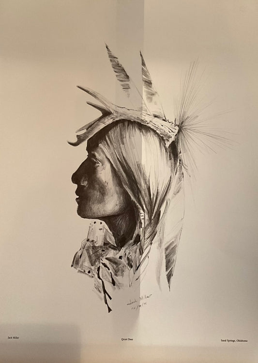 Jack Miller "Quiet Deer" Print