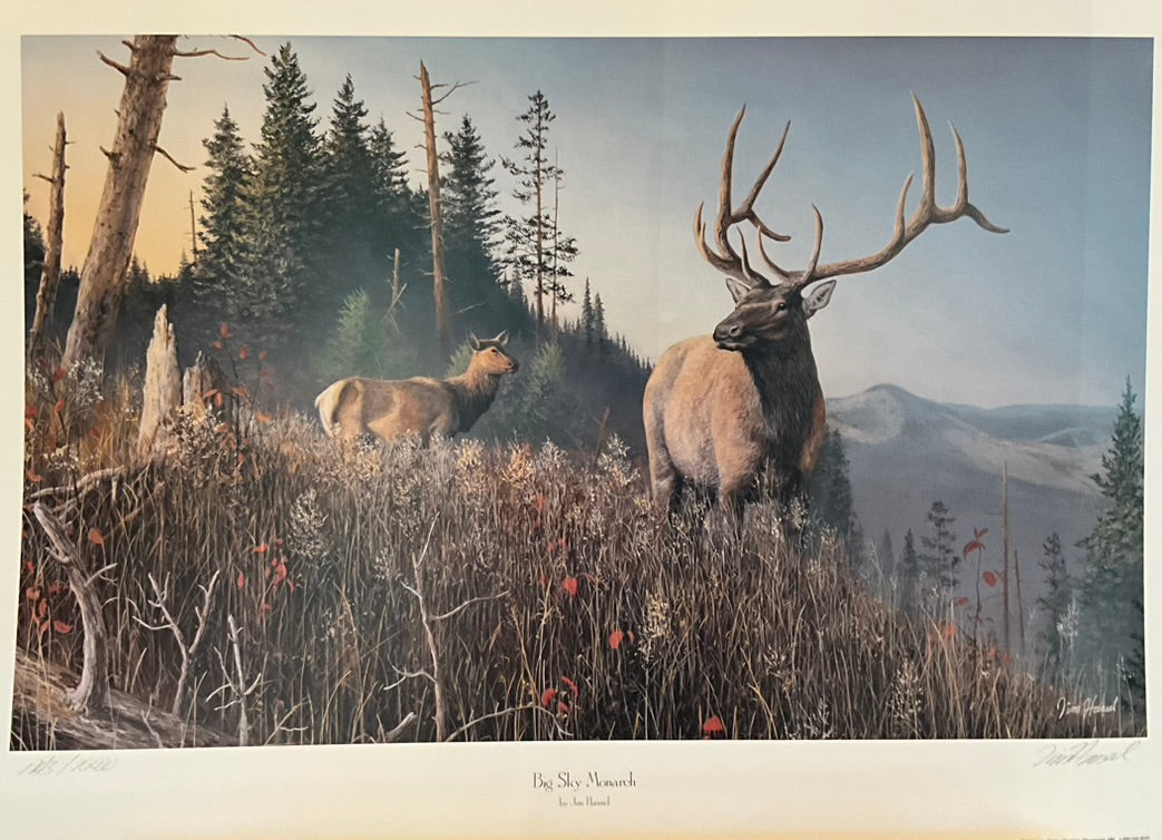 Jim Hansel "Big Sky Monarch" Print
