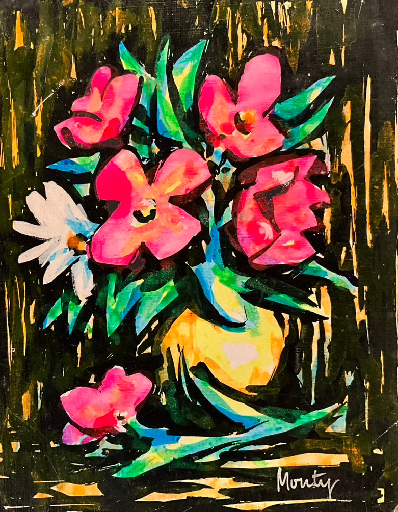 Monty "Neon Flower Vase"