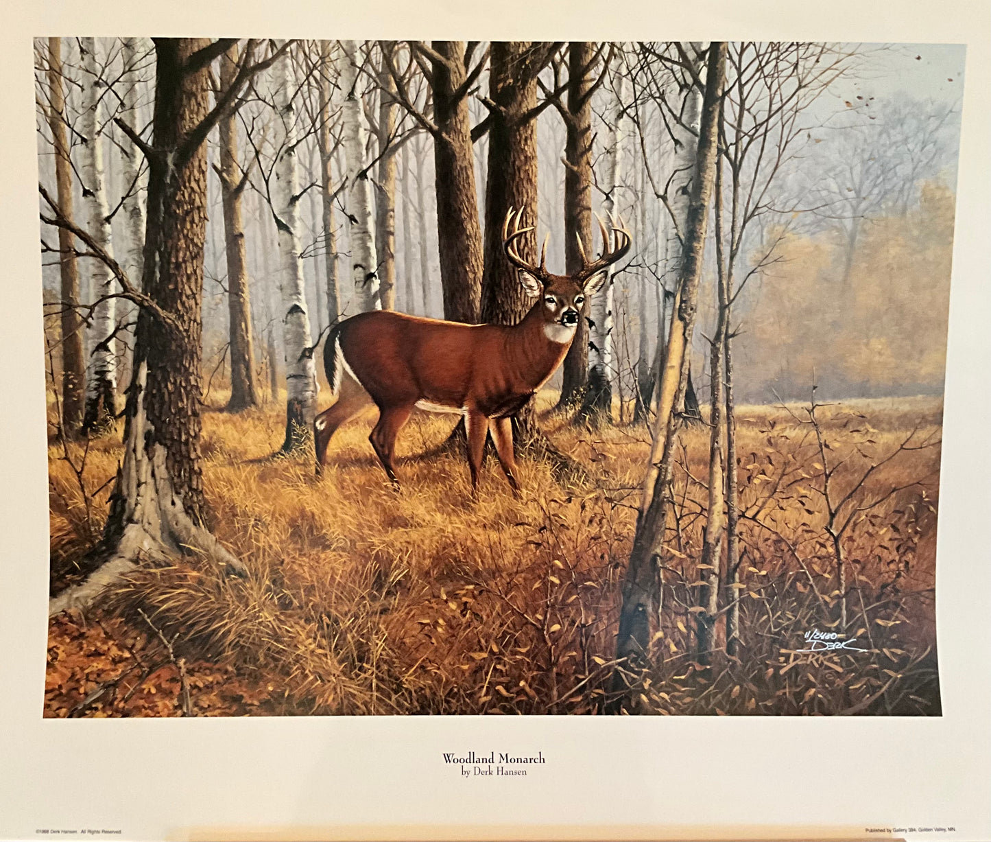 Derk Hansen "Woodland Monarch" Print