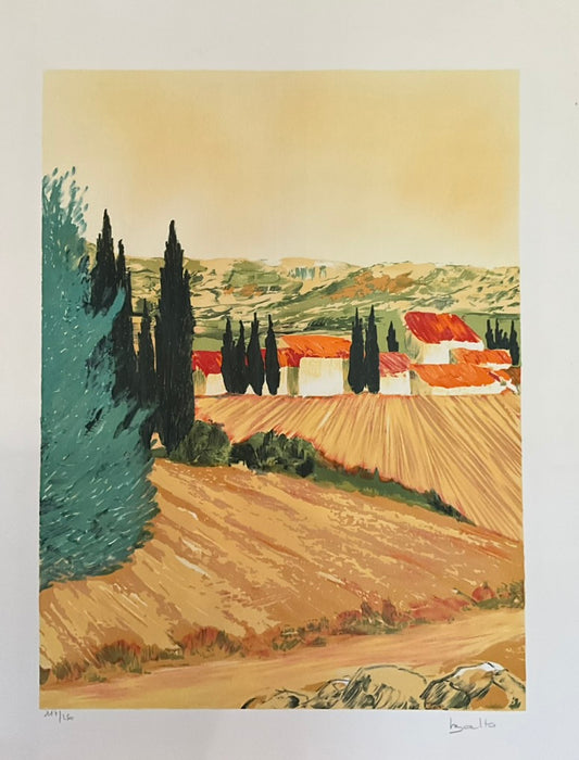 Claude Balta "House on Vineyard"