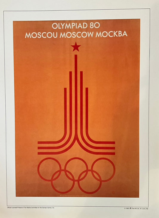 Olympic Collection Poster "Moscow 80"