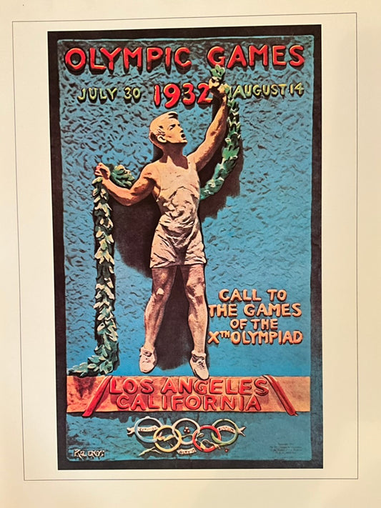 Olympic Collection Poster "Los Angeles California 1932"
