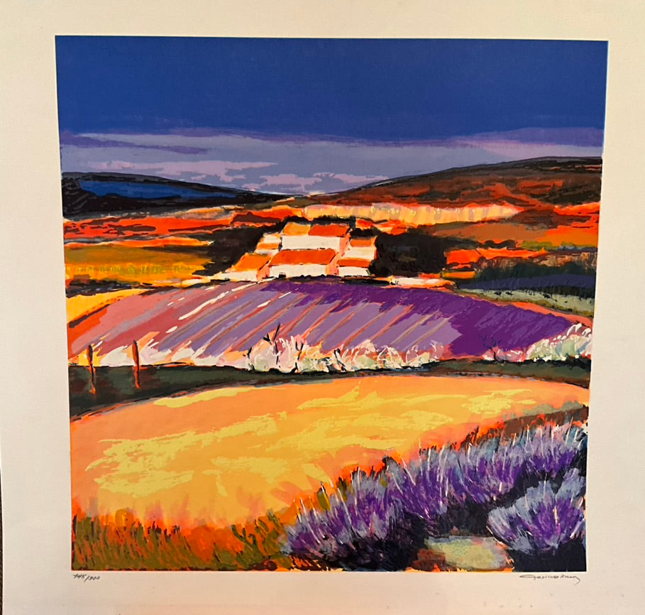 Bruno Perino "Lavender Fields Town"