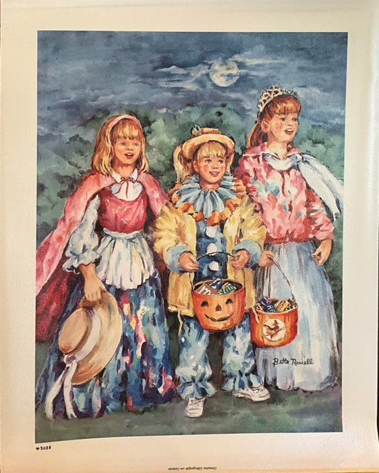 Bette Nowell "Halloween Trick or Treaters"